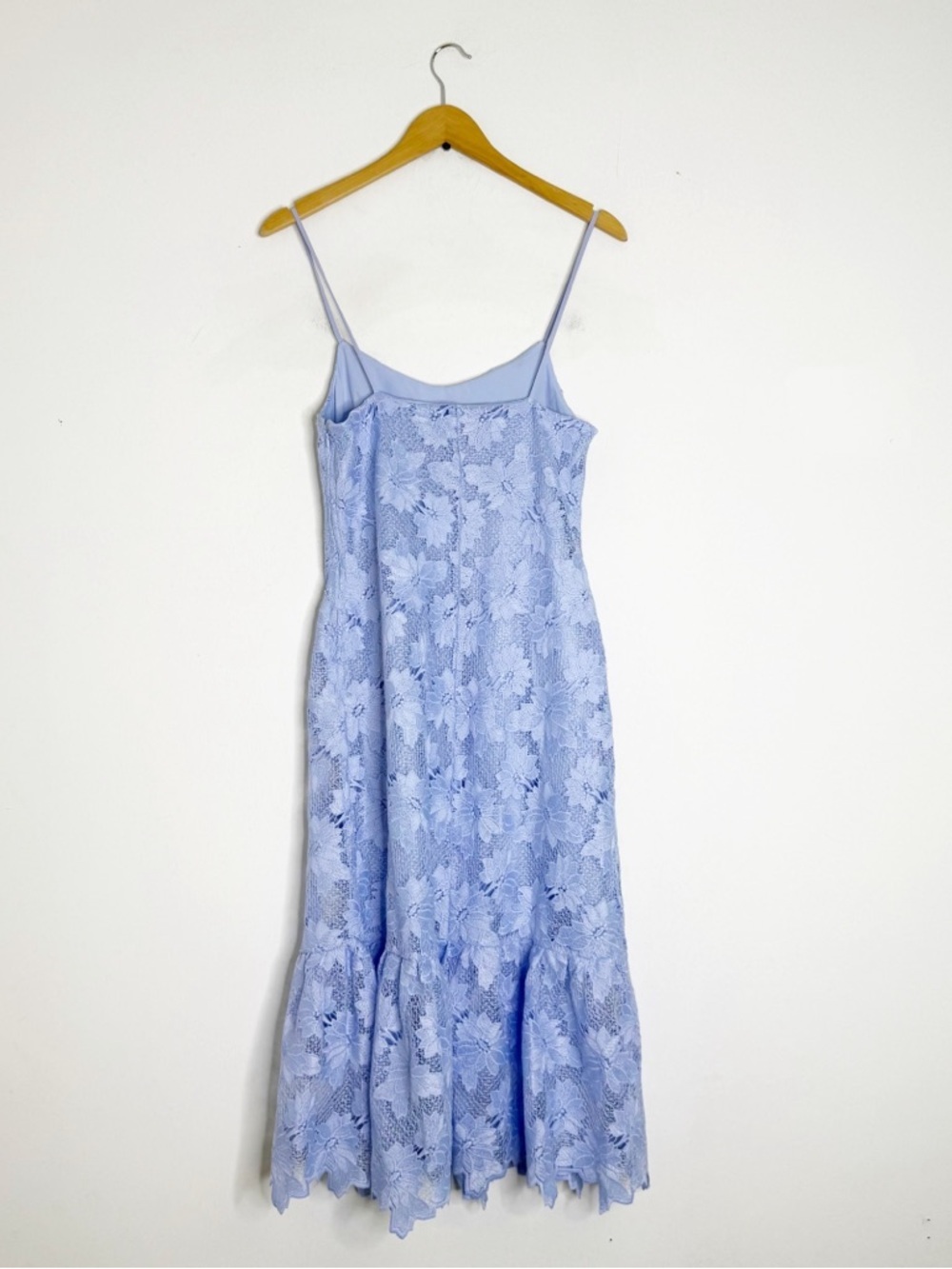 Banana Republic Blue Lace Midi Dress Size 4 NWT Limited Edition - Picture 5 of 8
